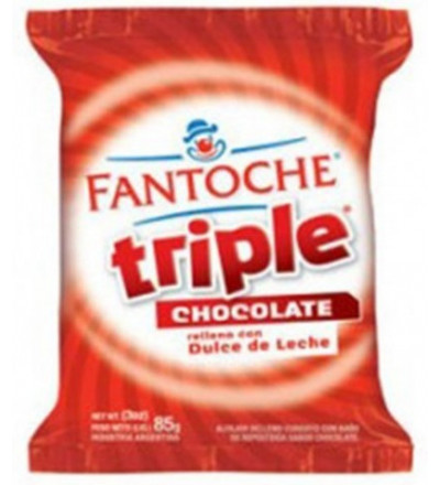 ALFAJOR FANTOCHE TRIPLE *C/U LECHE