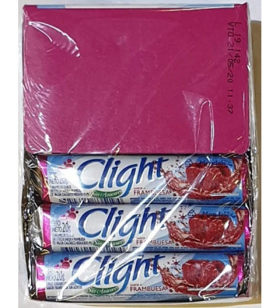 CARAMELO CLIGHT FRAMBUESA X 12 UNIDADES