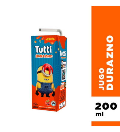 JUGO TUTTI DURAZNO 200 CC