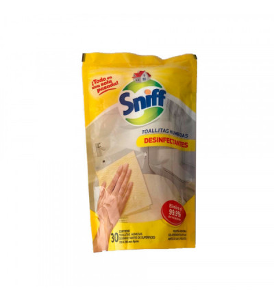 TOALLITA SNIFF DESINFECTAN X30