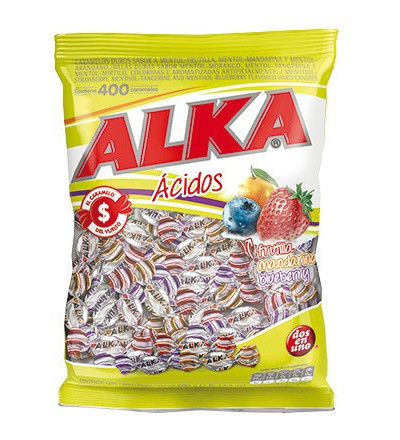 CARAMELO ALKA ACIDO SURTIDO 800 GR