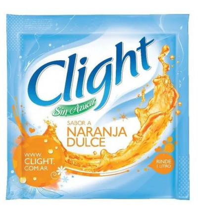 JUGO CLIGHT NARANJA DCE X 20 UNIDADES