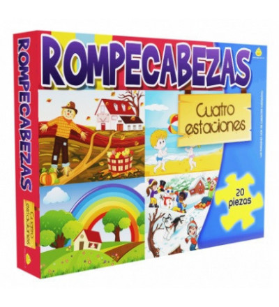 PUZZLE LAS ESTACIONES 20 PIEZAS