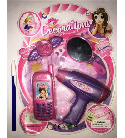 SET BELLEZA CELULAR SECADOR