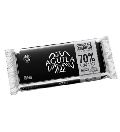 CHOCOLATE AGUILA 70% CACAO X 150 GR