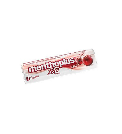 PASTILLA MENTHO PLUS SIN AZUCAR CHERRY X 12 UNIDADES