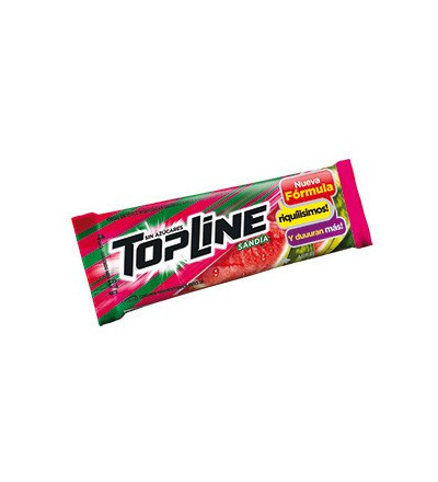 CHICLE TOP LINE SANDIA MENTA X 20 UNIDADES