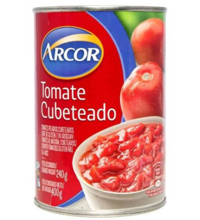 TOMATE CUBETEADO ARCOR 400 GR
