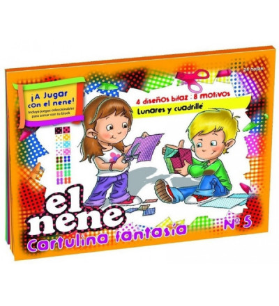BLOCK DIBUJO EL NENE N 5 FANTASIA 24 HOJAS