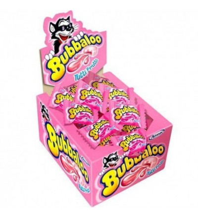 CHICLE BUBBALOO TUTTI FRUTTI X 60 UNIDADES