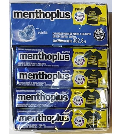 PASTILLA MENTHO PLUS MENTOL X 12 UNIDADES