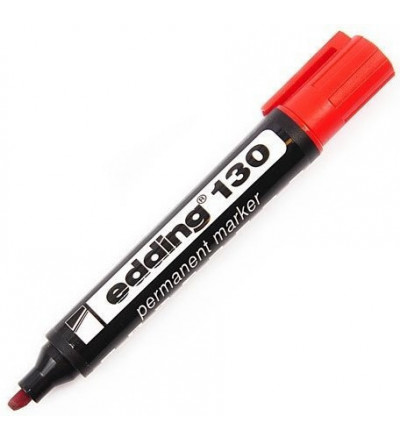 MARCADOR EDDING 130 ROJO POR UNIDAD