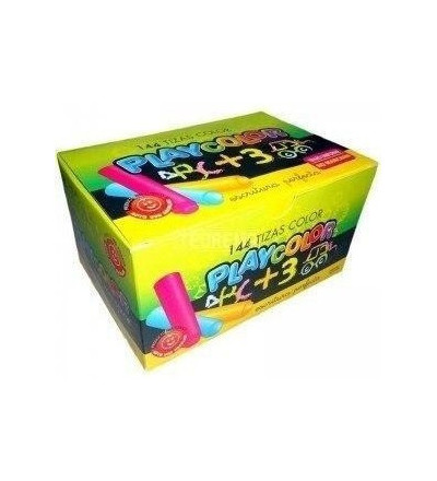 TIZA PLAYCOLOR COLOR X 144 UNIDADES