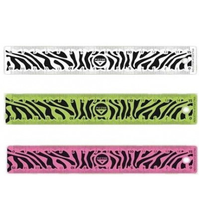 REGLA ZEBRA 15 CM