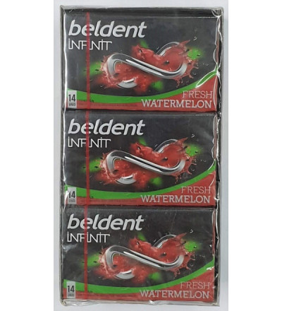 CHICLE BELDENT INFINIT SANDIA X 12 UNIDADES