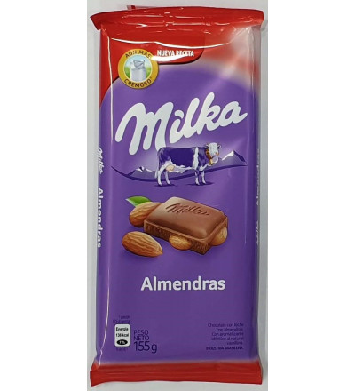 CHOCOLATE MILKA ALMENDRAS 155 GR