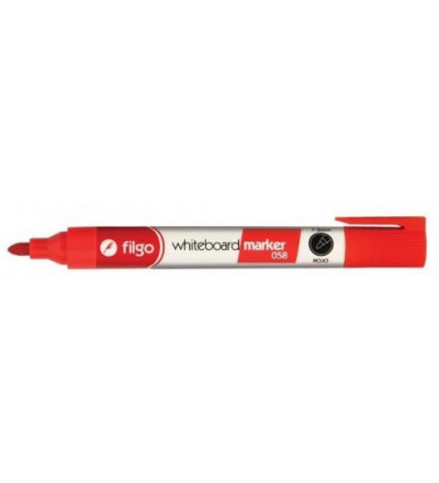 MARCADOR FILGO PIZARRA 058 ROJO