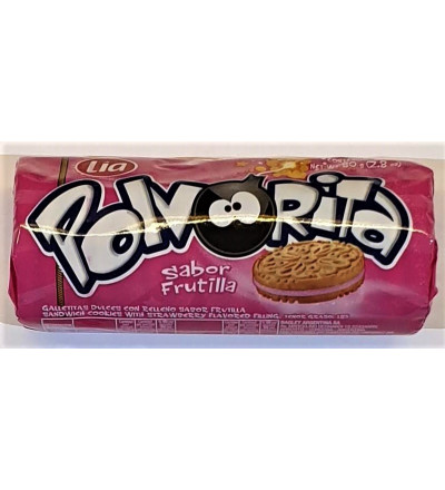 GALLETA POLVORITA FRUTILLA CAJA X 40 UNIDADES