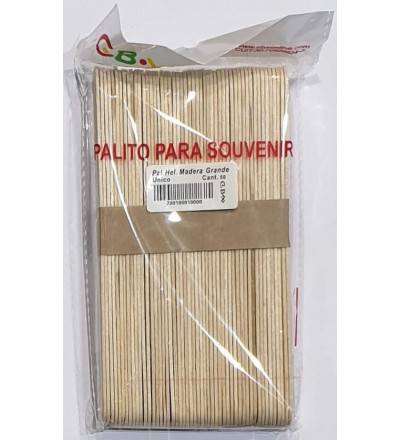 PALITO HELADO CBX NATURAL GRANDE X 50 UNIDADES