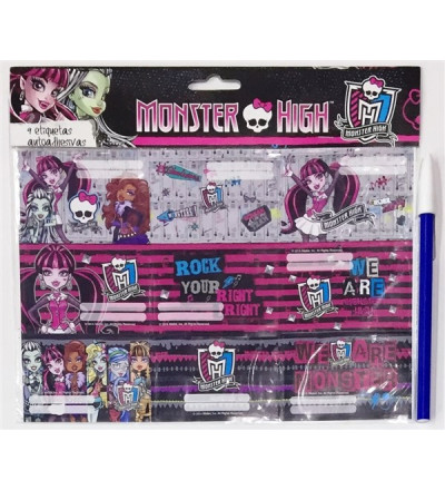 ROTULOS PRINCIPITO MONSTER X 9 UNIDADES