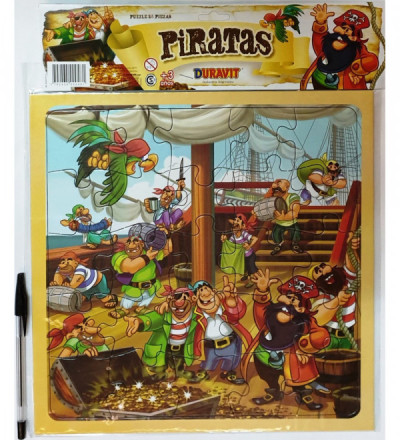 PUZZLE PIRATAS 25 PIEZAS DURAVIT