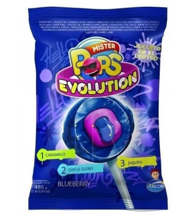 CHUPETIN EVOLUTION BLUE X 24 UNIDADES