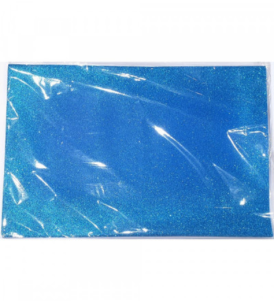 GOMA EVA 40*60 GLITTER AZUL