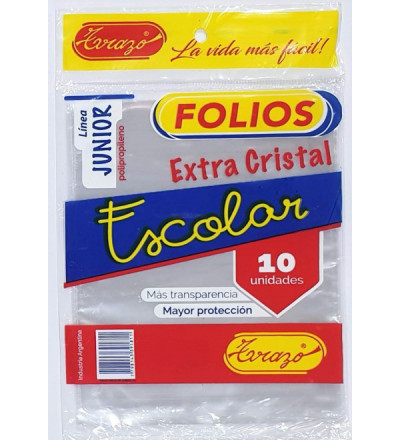 FOLIO ESCOLAR JUNIOR X 10 UNIDADES