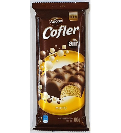 CHOCOLATE COFLER AIR MIXTO X 100 GR