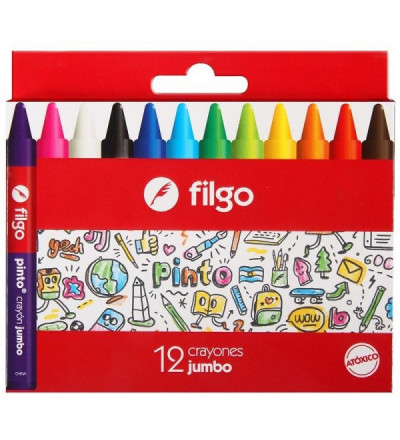 CRAYON FILGO JUMBO X 12 UNIDADES
