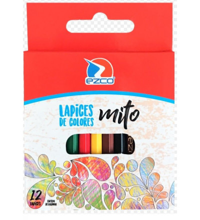 LAPIZ COLOR MITO X 12 UNIDADES CORTO