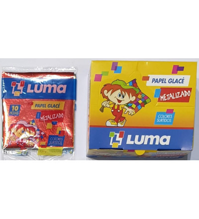 GLACE METALIZADO LUMA TACO 100 HOJAS