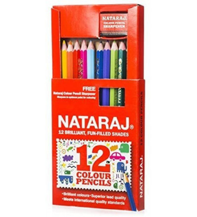 LAPICES DE COLOR NATARAJ X 12 UNIDADES