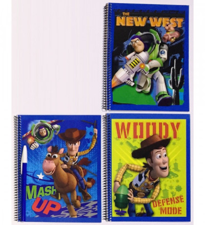 CUADERNO CONVENOR 16X21 42 HOJAS RAYADO TOY STORY