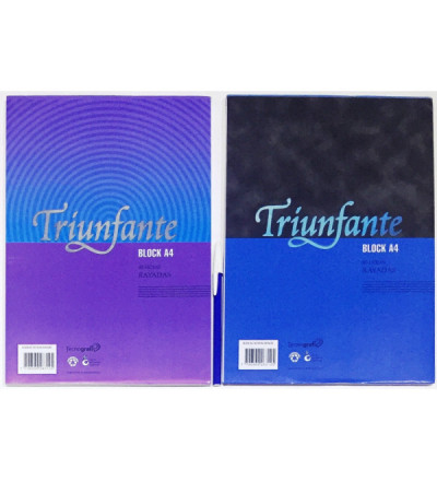Block Triunfante A4 80 Hojas Rayado