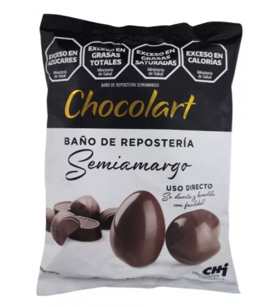 CHOCOLATE CHOCOLART SEMIAMARGO 500 GR