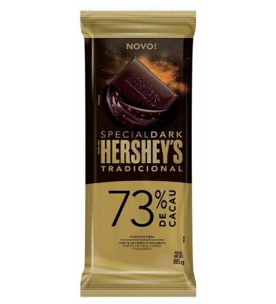 CHOCOLATE HERSHEYS 73% CACAO 85 GR