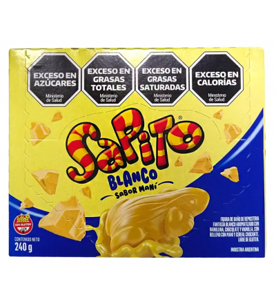 CHOCOLATE SAPITO BLANCO X 24 UNIDADES