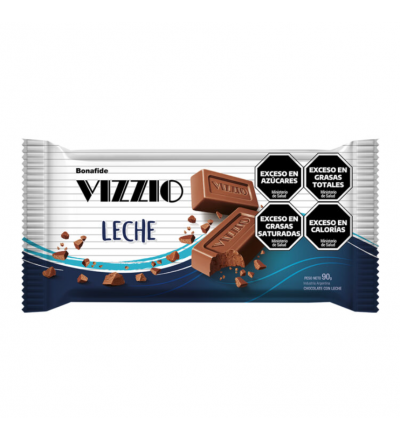 CHOCOLATE VIZZIO LECHE 90 GR