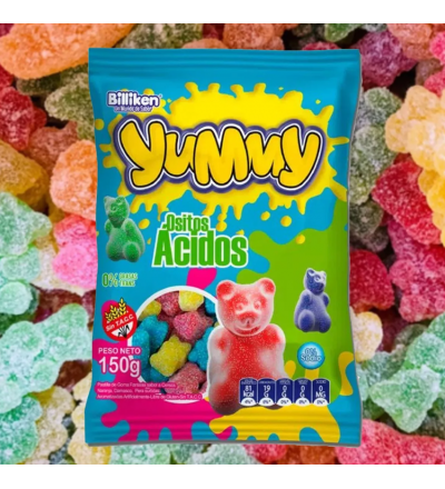 GOMITA YUMMY OSITOS ACIDOS X 150 GR
