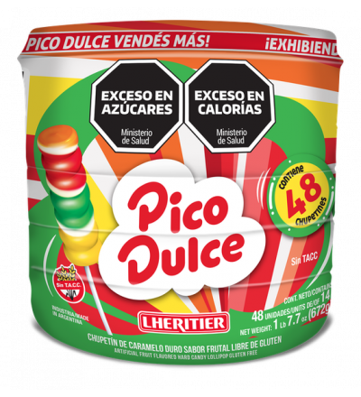 CHUPETIN PICO DULCE X 48 UNIDADES