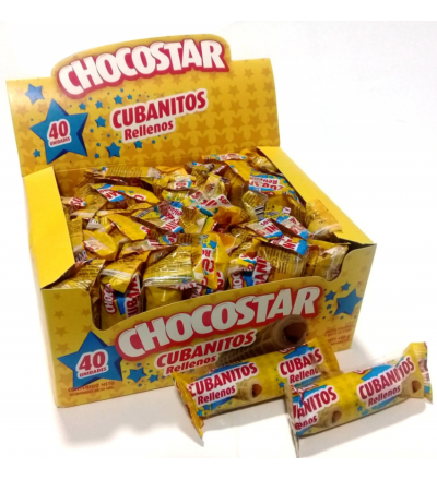 CUBANITO CHOCOSTAR X 40 UNIDADES