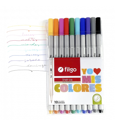 MICROFIBRA FILGO 038 0.4MM X 10 UNIDADES