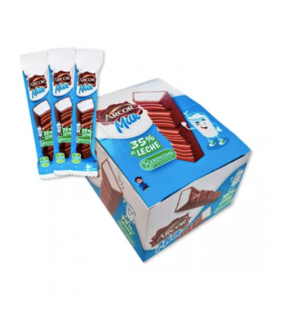 BARRA DE CHOCOLATE ARCOR MILK X 20 UNIDADES