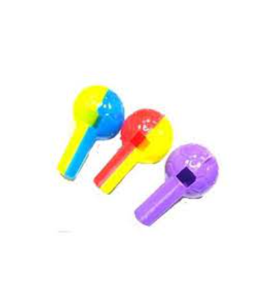 PITO PELOTA BICOLOR X 6 UNIDADES
