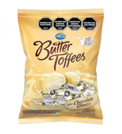 CARAMELO BUTTER TOFFEES CHOCOLATE BLANCO