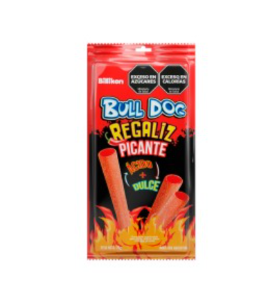 REGALIZ BULL DOG PICANTE 75 GR