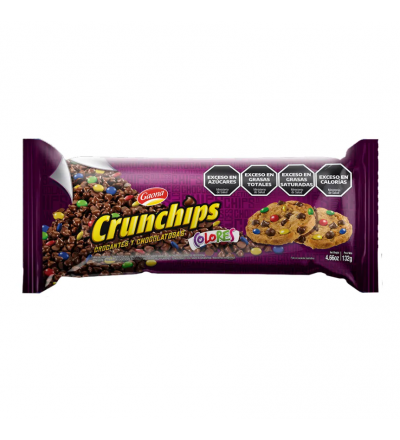 GALLETAS CRUNCHIPS GAONA COLORES 132 GR