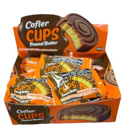 CHOCOLATE COFLER CUPS MANI X 16 UNIDADES