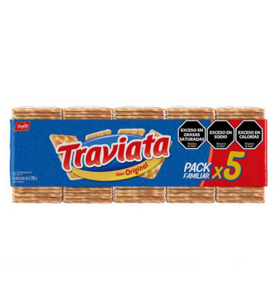 GALLETA TRAVIATA X 5 UNIDADES